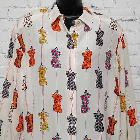 ISHYU Tops - ISHYU silk bouse